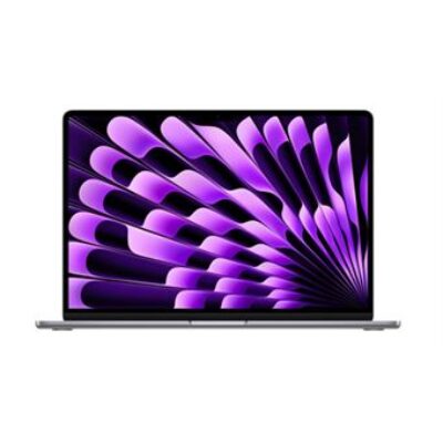 MacBook Air de 15 pulgadas, 256 GB SSD, 16 GB RAM, procesador Apple M3, CPU de 8 núcleos, GPU de 10 núcleos, gris espacial, 2024, reacondicionado.