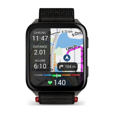 Smartwatch Garmin Venu® X1 Negro con Correa de Nylon ComfortFit Negra