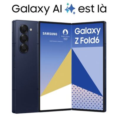 Smartphone Samsung Galaxy Z Fold 6 7,6″ 5G Nano SIM 256 Go Bleu nuit